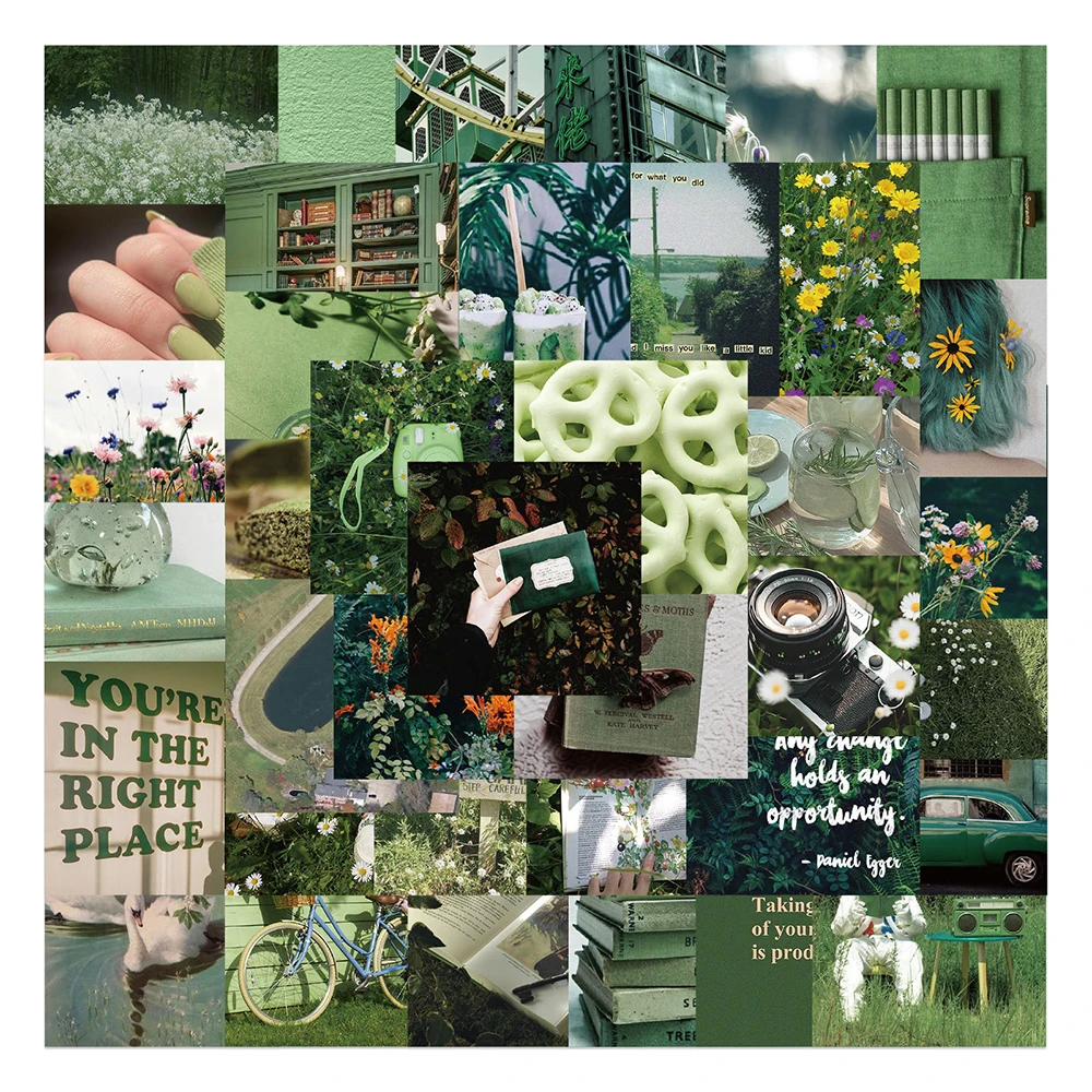 10/30/56PCS INS Style Green Aesthetic Landscape Stickers Fridge Guitar Laptop Motorcycle Luggage Graffiti Waterproof Sticker
10/30/56PCS INS Style Green Aesthetic Landscape Stickers Fridge Guitar Laptop Motorcycle Luggage Graffiti Waterproof Sticker
