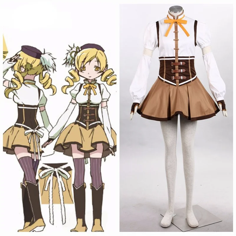Anime Puella Magi Madoka Magica Tomoe Mami Halloween Cosplay Costume Customize for plus size adults and kids
Anime Puella Magi Madoka Magica Tomoe Mami Halloween Cosplay Costume Customize for plus size adults and kids