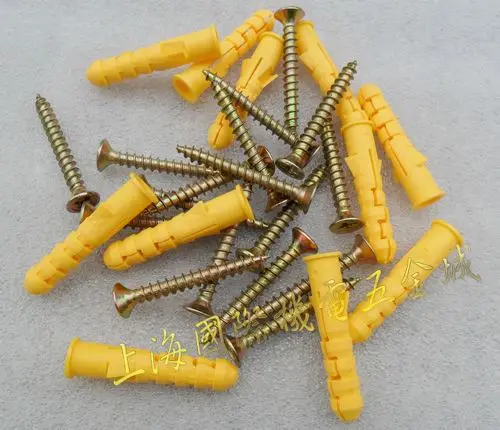 For 10 * 50mm small yellow croaker expansion screw anchor plastic expansion pipe
For 10 * 50mm small yellow croaker expansion screw anchor plastic expansion pipe