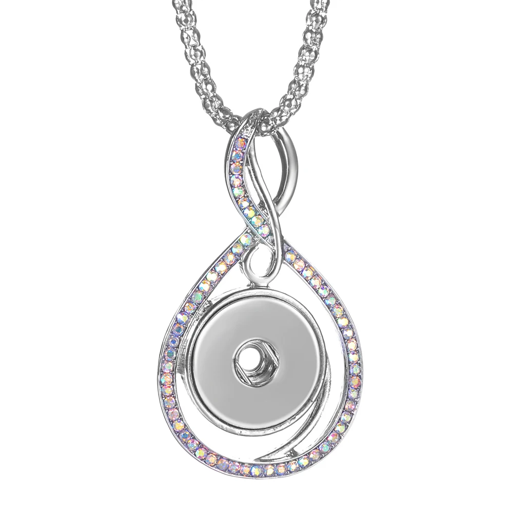 10pcs/lot 18mm Water Drop Design Crystal Snap Pendant Jewelry Necklaces with Free Chain for Women Snap Charms Jewelry NN-772*10
10pcs/lot 18mm Water Drop Design Crystal Snap Pendant Jewelry Necklaces with Free Chain for Women Snap Charms Jewelry NN-772*10
