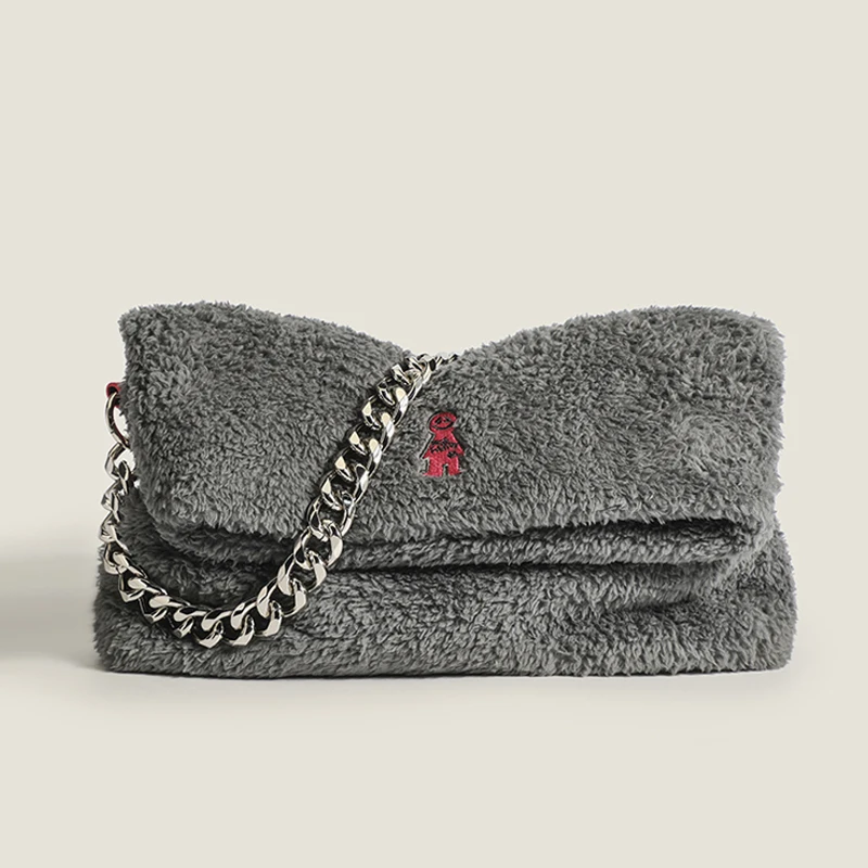 Plush Faux Fur Women Shoulder Bags Chain Blue Casual Ladies Crossbody Bag 2021 Flap Fashion Design Female Clutch Large Handbags
Plush Faux Fur Women Shoulder Bags Chain Blue Casual Ladies Crossbody Bag 2021 Flap Fashion Design Female Clutch Large Handbags