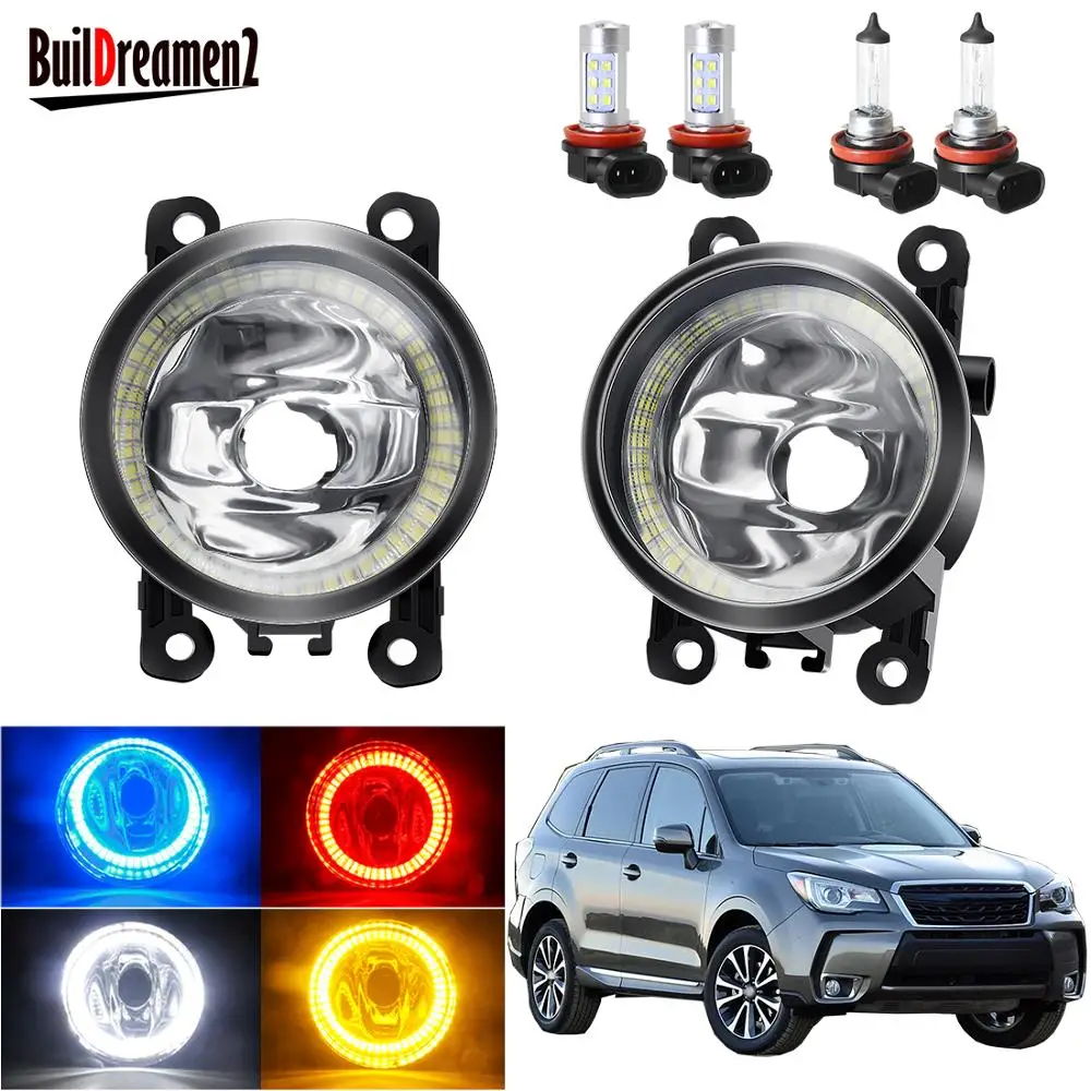 Angel Eye Fog Light Assembly For Subaru Forester 2013 2014 2015 2016 2017 2018 Car Front Bumper Fog Light With Halo Ring DRL 12V
Angel Eye Fog Light Assembly For Subaru Forester 2013 2014 2015 2016 2017 2018 Car Front Bumper Fog Light With Halo Ring DRL 12V