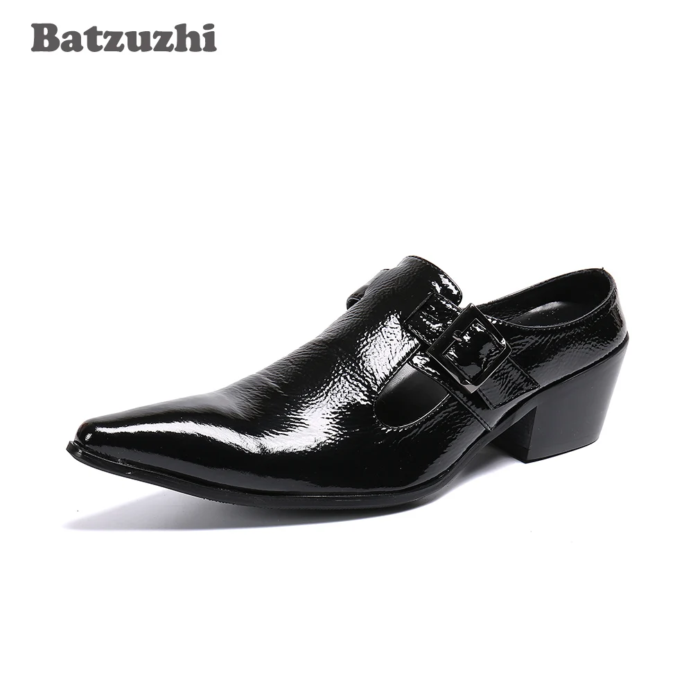 Batzuzhi Personality Genuine Leather Dress Shoes Black Men Pointed Toe Slip-on Business Shoes Men Zapatos Hombre, Big US6-US12
Batzuzhi Personality Genuine Leather Dress Shoes Black Men Pointed Toe Slip-on Business Shoes Men Zapatos Hombre, Big US6-US12