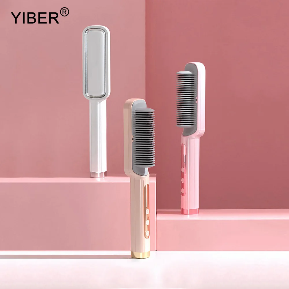 Brosse lissante cheveux PTC нагревательный выпрямитель для волос бигуди стайлер щетка Керамический выпрямитель для волос Плойка для завивки Горячая Расческа Щетка
Brosse lissante cheveux PTC нагревательный выпрямитель для волос бигуди стайлер щетка Керамический выпрямитель для волос Плойка для завивки Горячая Расческа Щетка