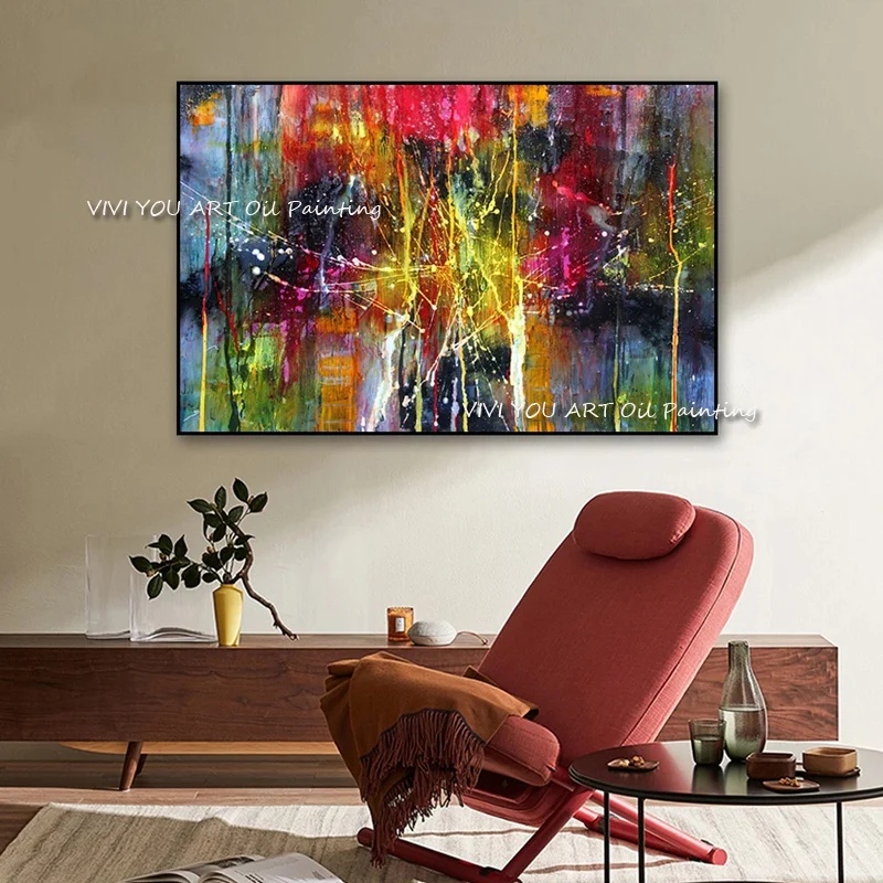 Декоративные картины без рамки, современная абстрактная картина маслом на холсте, искусство ручной работы, картина, Декор, модульное настенное искусство для домашней комнаты
Декоративные картины без рамки, современная абстрактная картина маслом на холсте, искусство ручной работы, картина, Декор, модульное настенное искусство для домашней комнаты
