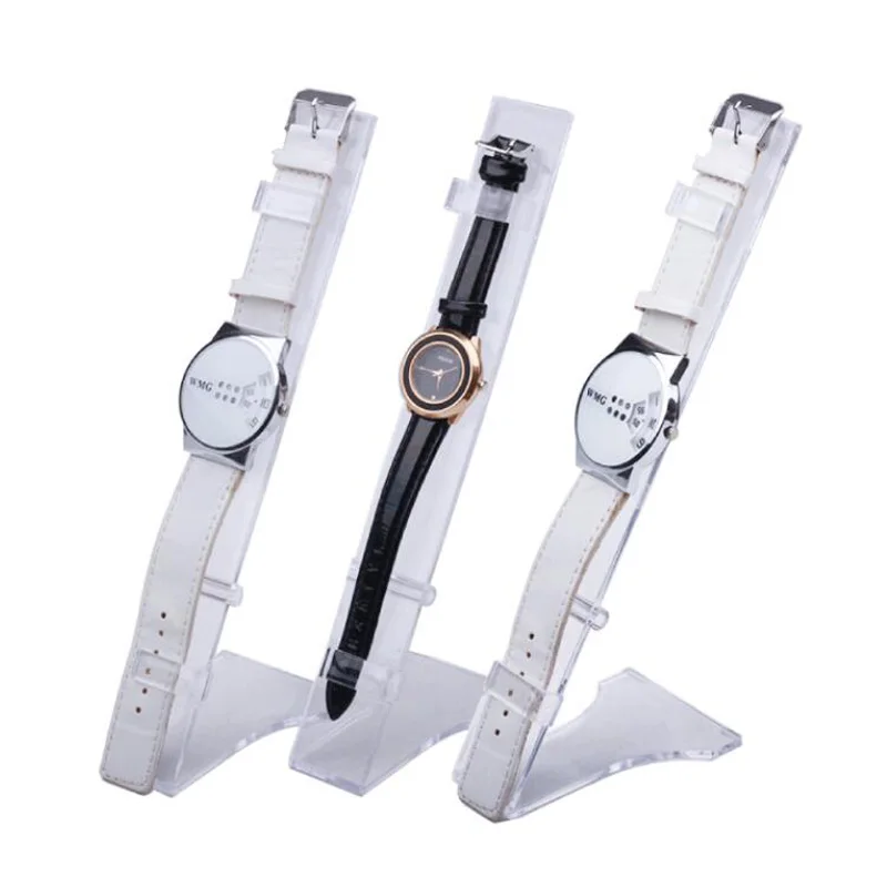 100Pcs/Lot Watch Bracket Acrylic Plastic Display Shelf Holder Display Props Jewelry Vertical Strap Shelf Jewelry Watch Display
100Pcs/Lot Watch Bracket Acrylic Plastic Display Shelf Holder Display Props Jewelry Vertical Strap Shelf Jewelry Watch Display