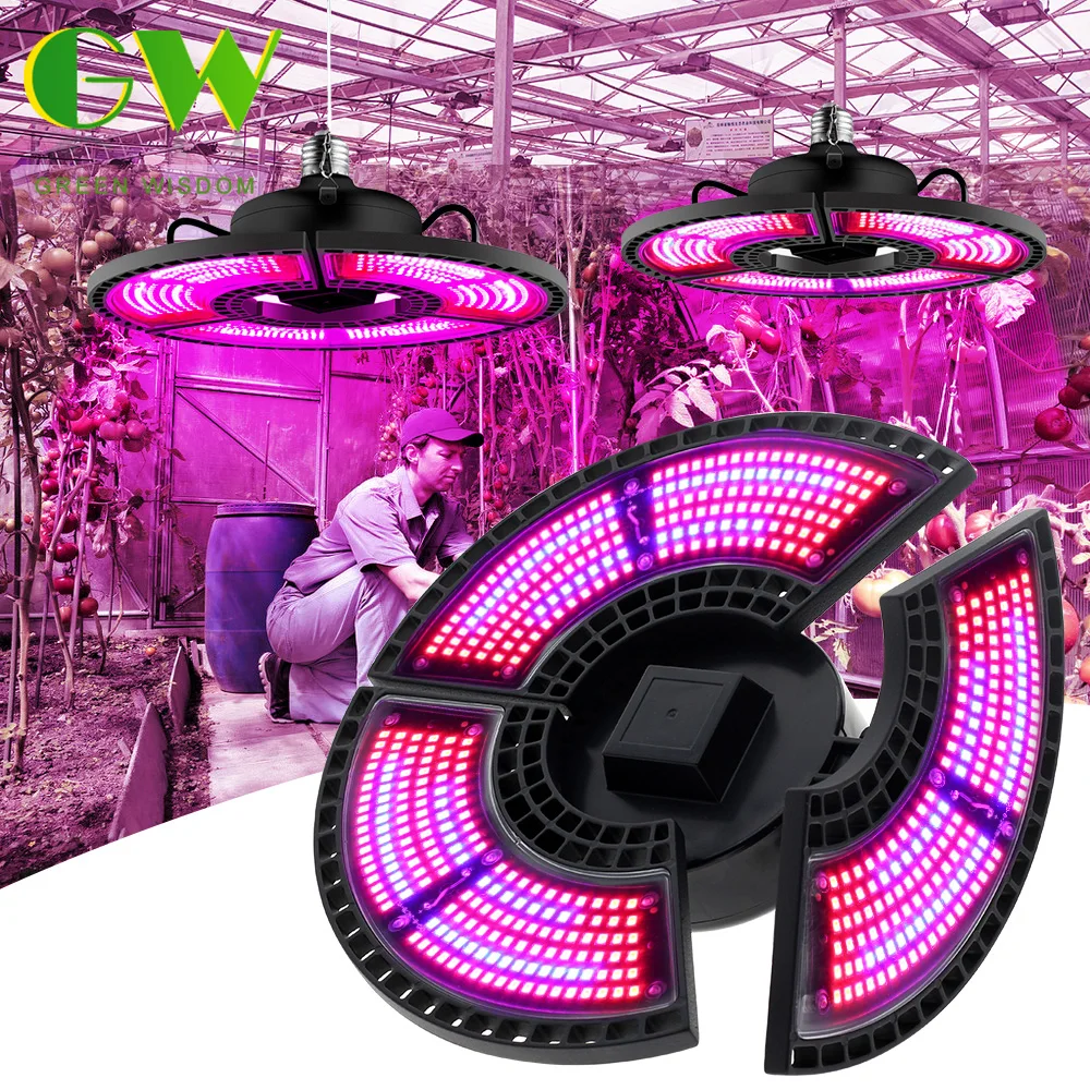 Indoor Grow Light E27 Full Spectrum LED Panel for Plants Grow Tent 600W Deformable Phytolamp for Seedling Flowers Veg Greenhouse
Indoor Grow Light E27 Full Spectrum LED Panel for Plants Grow Tent 600W Deformable Phytolamp for Seedling Flowers Veg Greenhouse