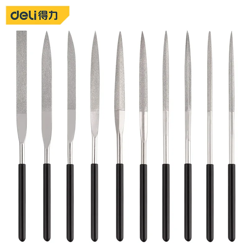 Набор алмазных мини-игл Deli DL352510, 10 шт., ручные инструменты из металла, дерева, стекла, инструменты «сделай сам», Шлифовальная Пилка и зеркальная пилка
Набор алмазных мини-игл Deli DL352510, 10 шт., ручные инструменты из металла, дерева, стекла, инструменты «сделай сам», Шлифовальная Пилка и зеркальная пилка