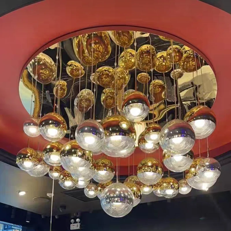 Nordic Round Ball Pendant Lighting LOFT Dining Room Hanging Lamps Kitchen Luminaire Suspension Home Decoration Lights Fixtures
Nordic Round Ball Pendant Lighting LOFT Dining Room Hanging Lamps Kitchen Luminaire Suspension Home Decoration Lights Fixtures