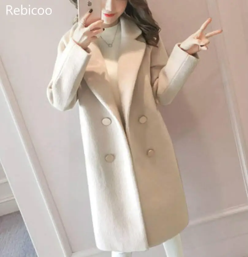 M-2xl large size multi-color woolen coat female new female middle long section Korean thick coat woolen coat jacket
M-2xl large size multi-color woolen coat female new female middle long section Korean thick coat woolen coat jacket