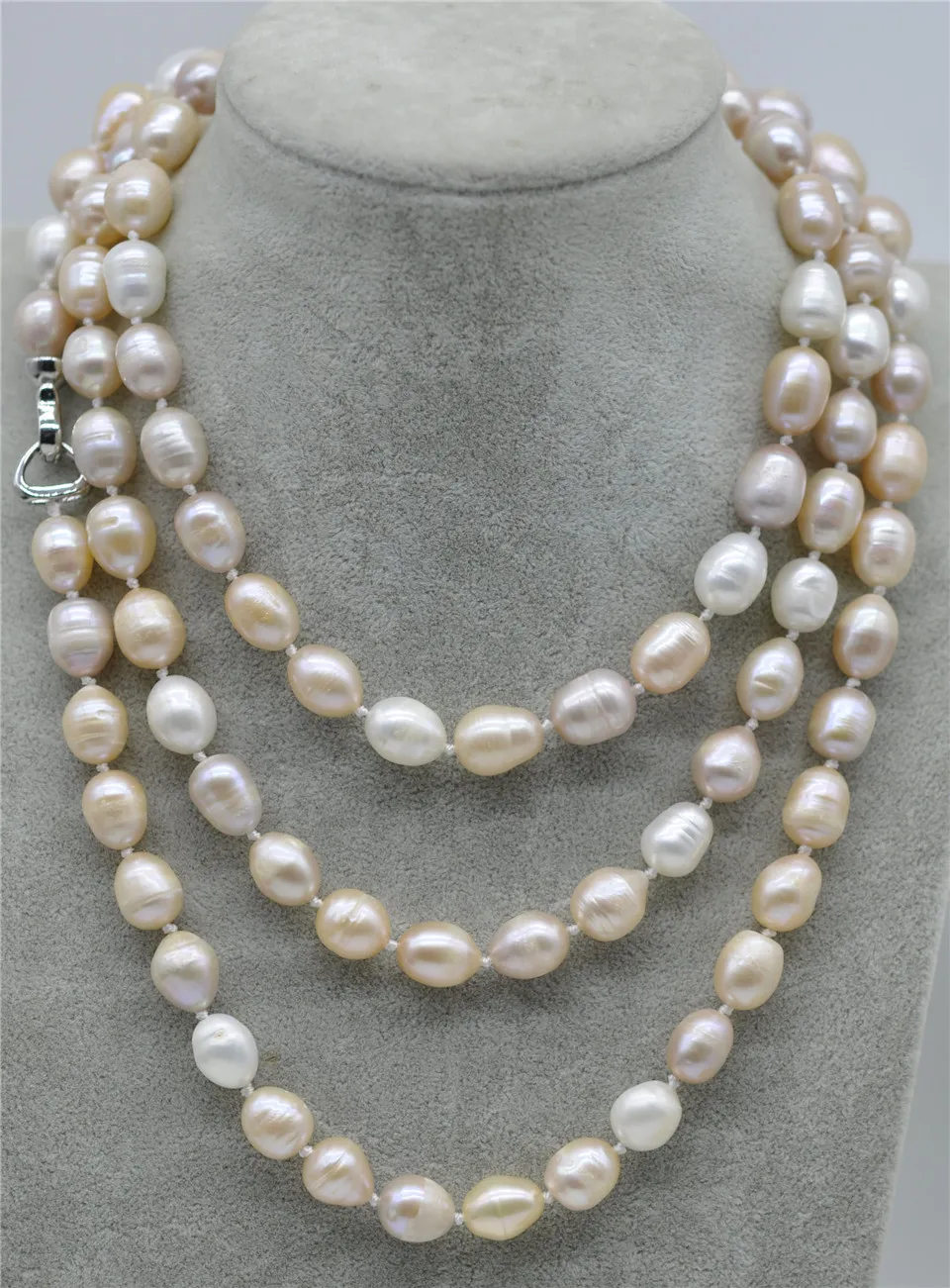 HABITOO 11-13MM NATURAL SOUTH SEA WHITE PINK PURPLE PEARL NECKLACE 50" Jewelry Chains Necklace for Woman жемчужное ожерелье
HABITOO 11-13MM NATURAL SOUTH SEA WHITE PINK PURPLE PEARL NECKLACE 50" Jewelry Chains Necklace for Woman жемчужное ожерелье