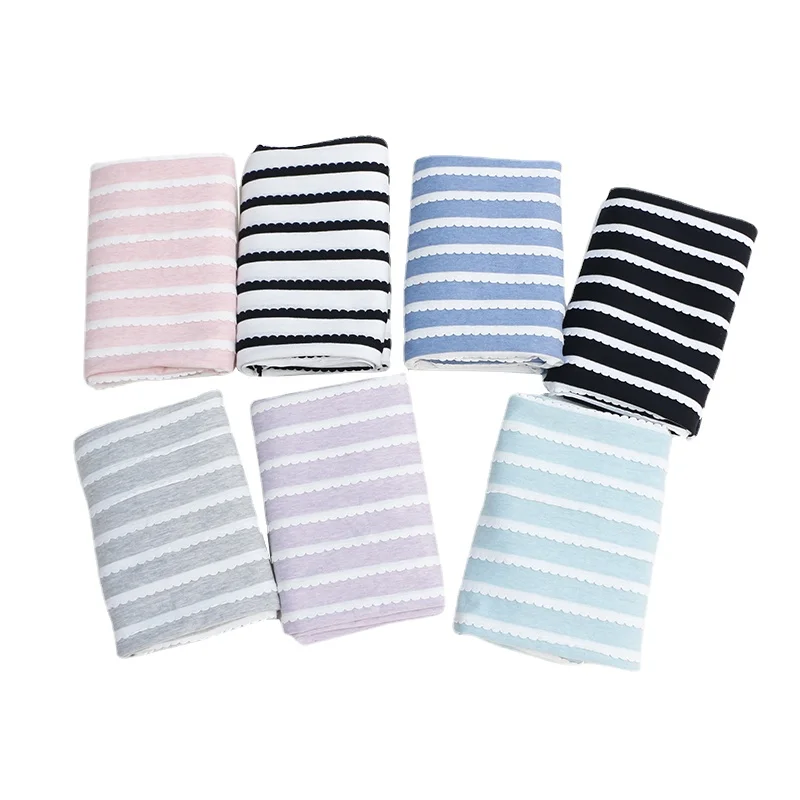 Width 66'' Summer Simple Comfortable Jacquard Stripe Knitted Fabric By The Half Yard For T-Shirt Skirt Children's Wear Material
Width 66'' Summer Simple Comfortable Jacquard Stripe Knitted Fabric By The Half Yard For T-Shirt Skirt Children's Wear Material
