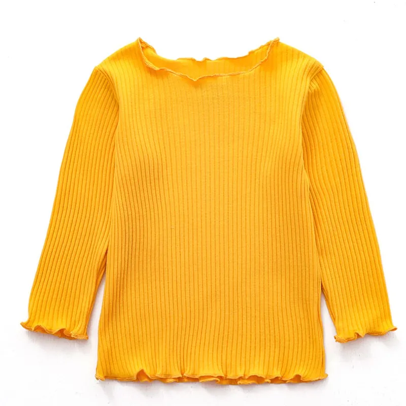 New Autumn Baby Girls Long Sleeve Solid T-shirt Kids Cotton Tops Tees Casual Blouse
New Autumn Baby Girls Long Sleeve Solid T-shirt Kids Cotton Tops Tees Casual Blouse