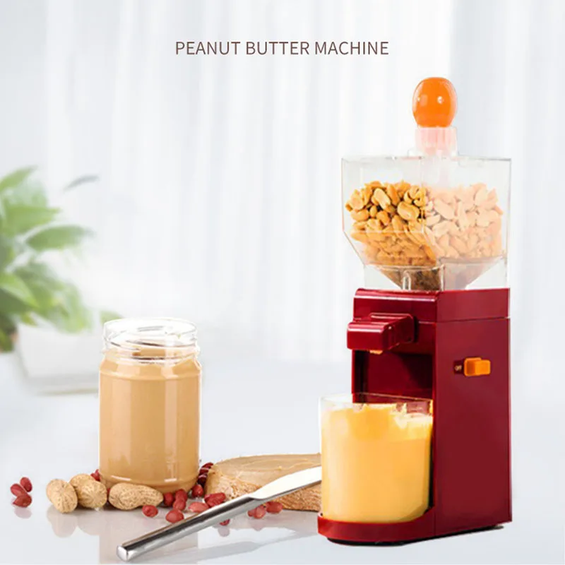 Electric Peanut Butter Machine 220V/110V Home Appliance Sesame Paste machine Peanuts and Sesame Grinding Peanut butter Making
Electric Peanut Butter Machine 220V/110V Home Appliance Sesame Paste machine Peanuts and Sesame Grinding Peanut butter Making