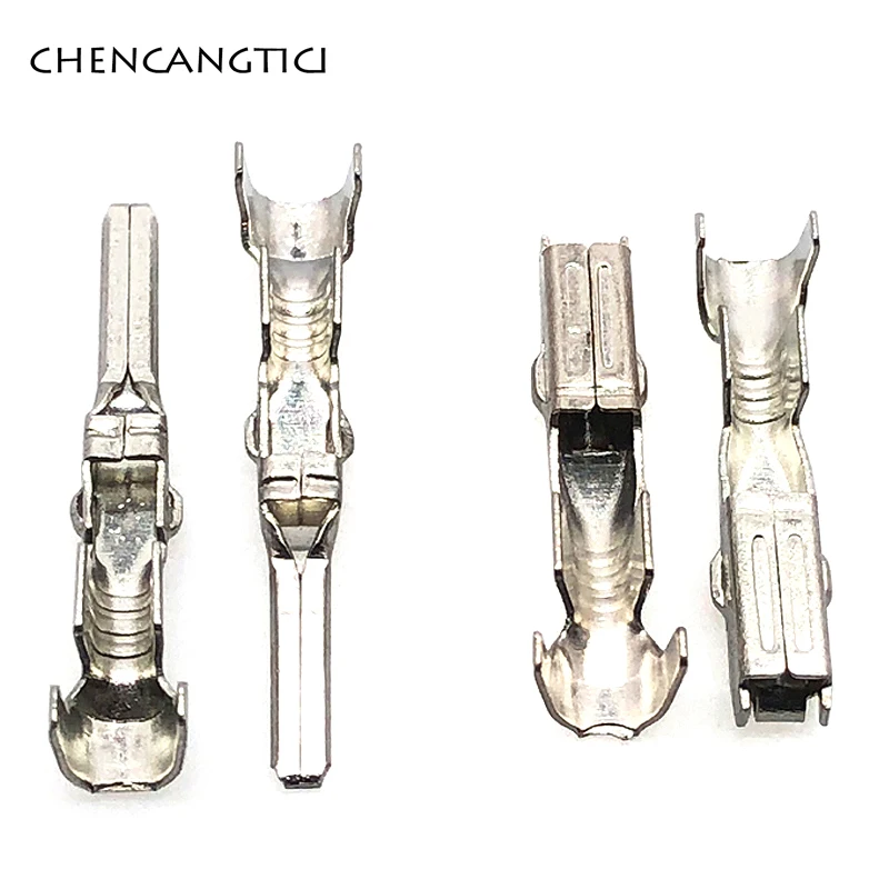 50 Pcs Brass Pre-Tin Plated Crimp Terminals Splice Pins For TE Tyco Econoseal III Denso Male Female Connectors 171662-1 171661-1
50 Pcs Brass Pre-Tin Plated Crimp Terminals Splice Pins For TE Tyco Econoseal III Denso Male Female Connectors 171662-1 171661-1
