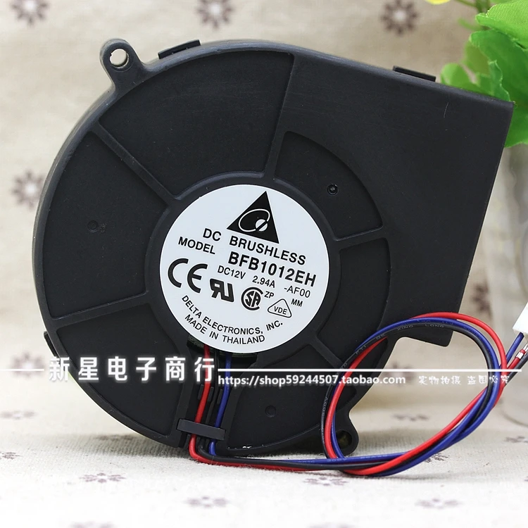 Delta Electronics BFB1012EH AF00 Server Cooling Fan DC 12V 2.94A 97x97x33mm 3-wire
Delta Electronics BFB1012EH AF00 Server Cooling Fan DC 12V 2.94A 97x97x33mm 3-wire