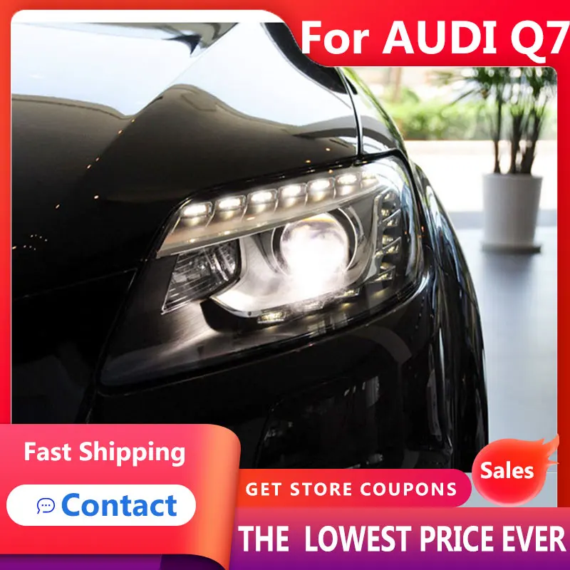 HANA For Car AUDI Q7 Headlights 2006-2015 DRL Day Running Light LED Bi Xenon Bulb Fog Lights Car Accessory audi q7 Head Lamp
HANA For Car AUDI Q7 Headlights 2006-2015 DRL Day Running Light LED Bi Xenon Bulb Fog Lights Car Accessory audi q7 Head Lamp
