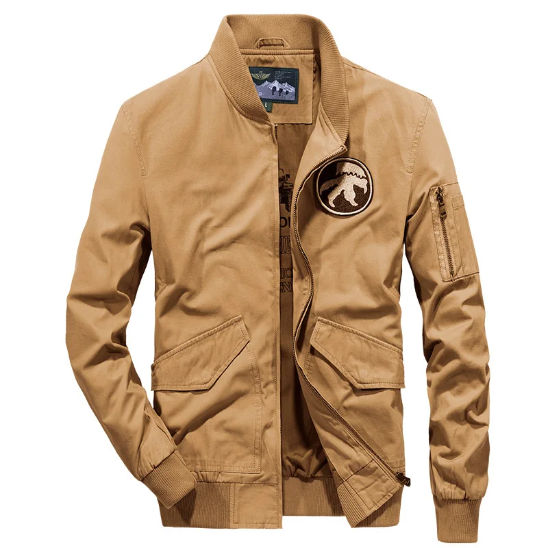 Brand Jacket Men Military Jacket for Men Pure Cotton Multi Pockets Jacket Men Windbreaker Stand Collar Jaqueta Masculina M-3XL
Brand Jacket Men Military Jacket for Men Pure Cotton Multi Pockets Jacket Men Windbreaker Stand Collar Jaqueta Masculina M-3XL