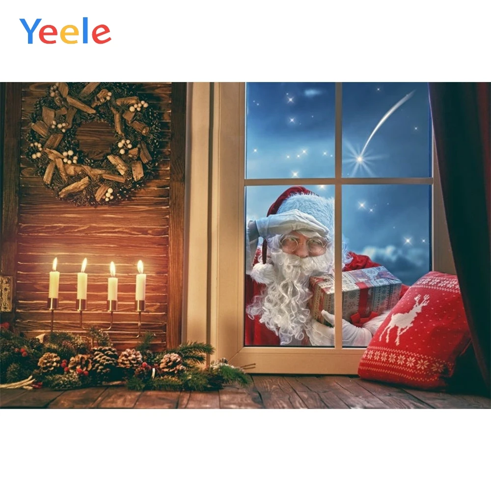 Christmas Backdrop Window Santa Claus Candle Ring Pine Photography Background For Photo Studio Baby Portrait Photobooth Vinyl
Christmas Backdrop Window Santa Claus Candle Ring Pine Photography Background For Photo Studio Baby Portrait Photobooth Vinyl