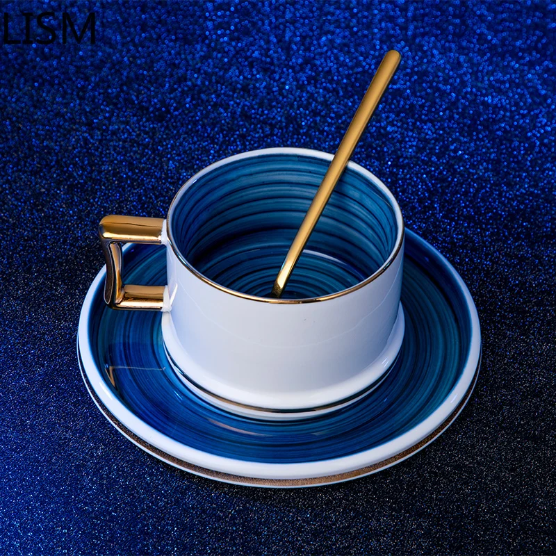 Mugs Coffee Cups Ceramic European Style Small Luxury Ceramic Cup Small Exquisite Suit Living Room Wind Cup and Saucer
Mugs Coffee Cups Ceramic European Style Small Luxury Ceramic Cup Small Exquisite Suit Living Room Wind Cup and Saucer