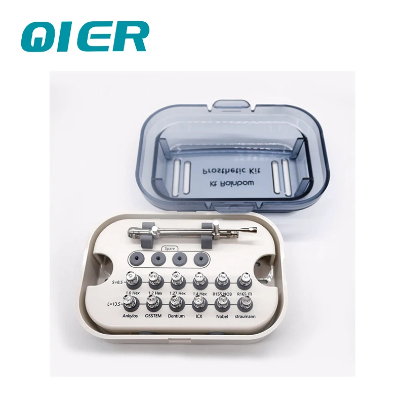Nobel ICX Zimmer Osstem Dentium Astra Ankylos Straumann System Universal Dental Implant Prosthetic Kit Driver with Box
Nobel ICX Zimmer Osstem Dentium Astra Ankylos Straumann System Universal Dental Implant Prosthetic Kit Driver with Box