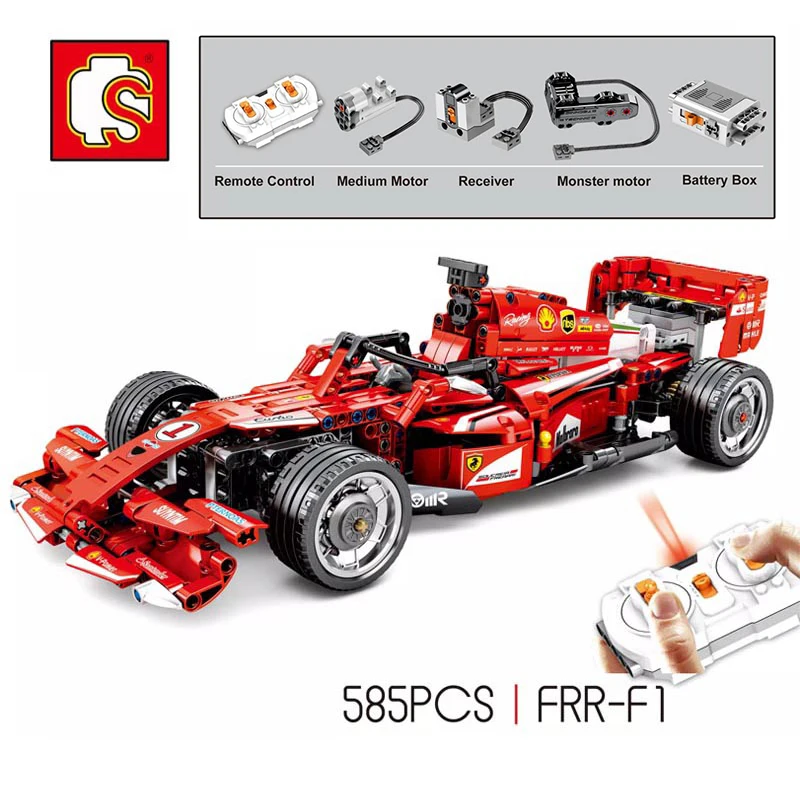 SEMBO Remote Control F1 FRR Racer RC Racing Car Building Blocks high-tech Motor Supercar Super Sports Car Assembly Toys
SEMBO Remote Control F1 FRR Racer RC Racing Car Building Blocks high-tech Motor Supercar Super Sports Car Assembly Toys