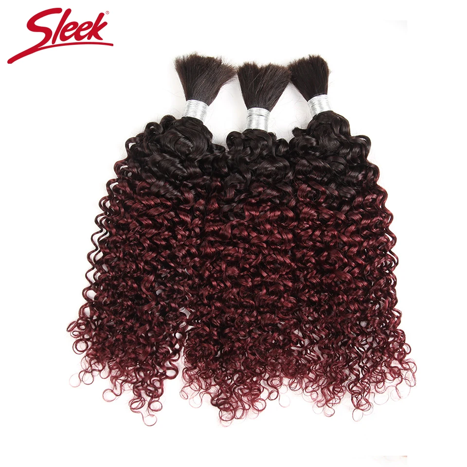 Sleek Remy Human Hair Peruvian Kinky Curly Bulk Hair For Braiding No Weft Braids Hair Bundles Ombre T1B/99J
Sleek Remy Human Hair Peruvian Kinky Curly Bulk Hair For Braiding No Weft Braids Hair Bundles Ombre T1B/99J