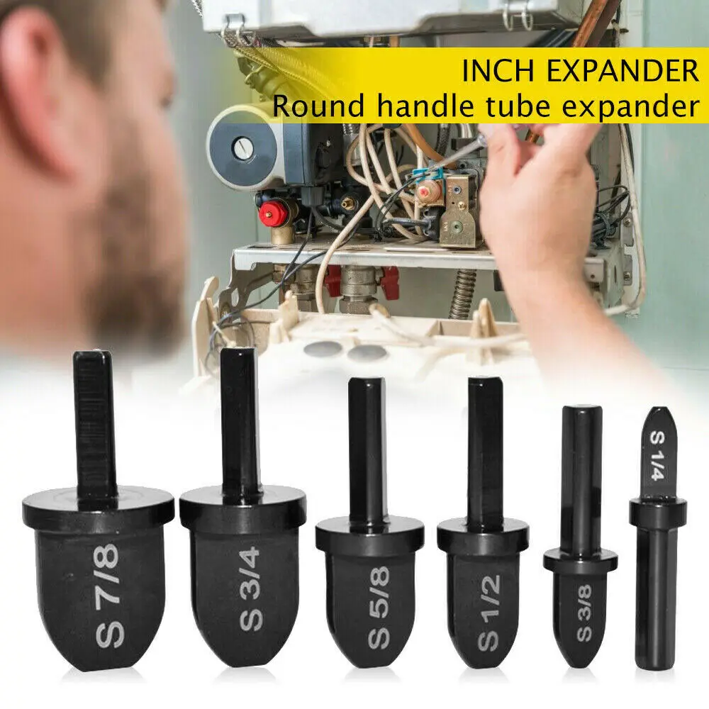 6pcs Air Conditioner Copper Tube Pipe Expanders Swaging Tool Drill Bit Set Flaring 7/8 3/4 5/8 1/2 3/8 1/4
6pcs Air Conditioner Copper Tube Pipe Expanders Swaging Tool Drill Bit Set Flaring 7/8 3/4 5/8 1/2 3/8 1/4