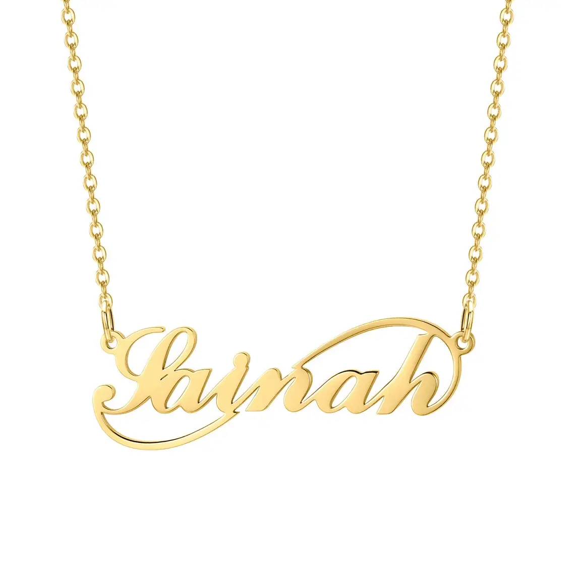 GoldButterfly Fashion Personalized Infinity Custom Name Necklace Nameplate Necklace Stainless Steel Custom Necklace Gift For Her
GoldButterfly Fashion Personalized Infinity Custom Name Necklace Nameplate Necklace Stainless Steel Custom Necklace Gift For Her