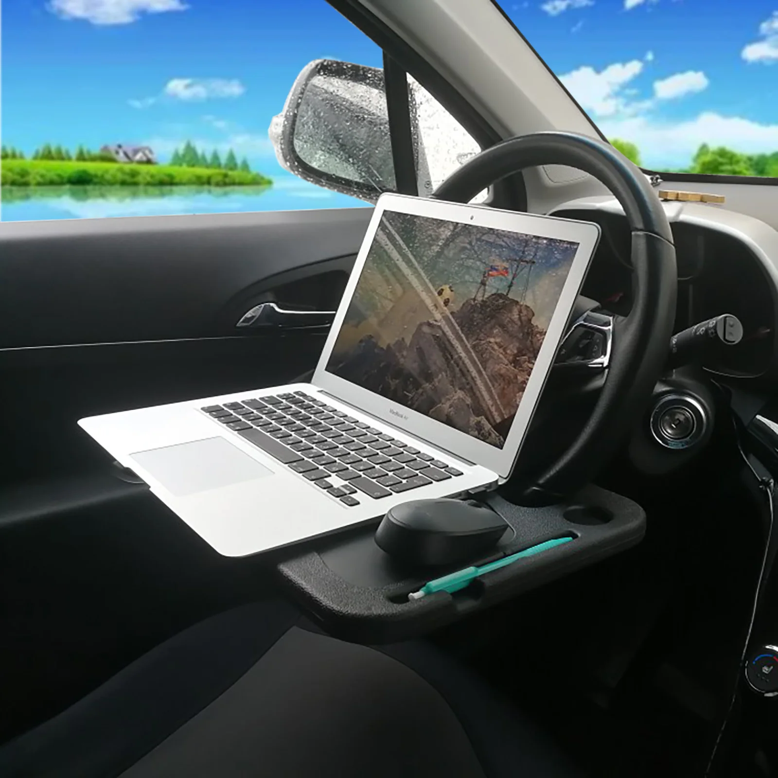 Car Table Steering Wheel Eat Work Drink Food Cup Phone Holder Tray for Toyota Yaris Corolla E150 Camry 40 50 70 Prado Prius RAV4
Car Table Steering Wheel Eat Work Drink Food Cup Phone Holder Tray for Toyota Yaris Corolla E150 Camry 40 50 70 Prado Prius RAV4
