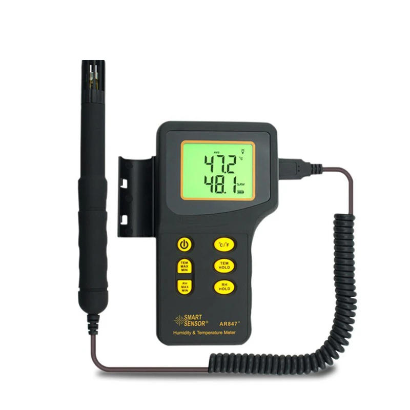 New Smart Sensor AR847 High Precision Handheld LCD Humidity Temperature Meter Portable Digital Hygrometer Thermometer Tester
New Smart Sensor AR847 High Precision Handheld LCD Humidity Temperature Meter Portable Digital Hygrometer Thermometer Tester