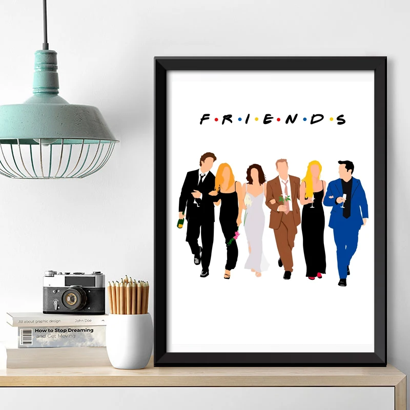 Classic Friends TV Series Movie Art Canvas Posters Print Painting Modern Wall Art Pictures for Living Room Bedroom Home Decor
Classic Friends TV Series Movie Art Canvas Posters Print Painting Modern Wall Art Pictures for Living Room Bedroom Home Decor