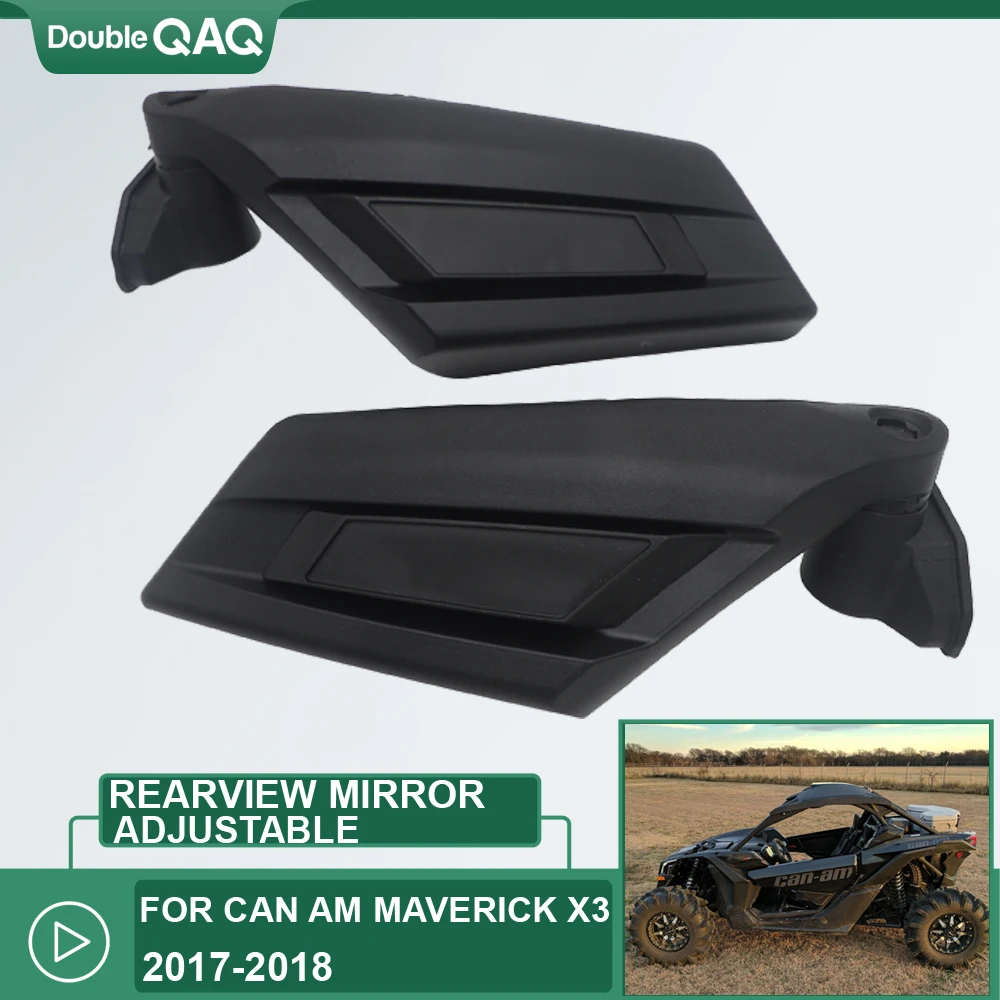For Can Am Maverick X3 2017 2018 For Suzuki Quadracer 450 2006-2009 UTV Side View Mirrors Rearview Mirror Adjustable
For Can Am Maverick X3 2017 2018 For Suzuki Quadracer 450 2006-2009 UTV Side View Mirrors Rearview Mirror Adjustable
