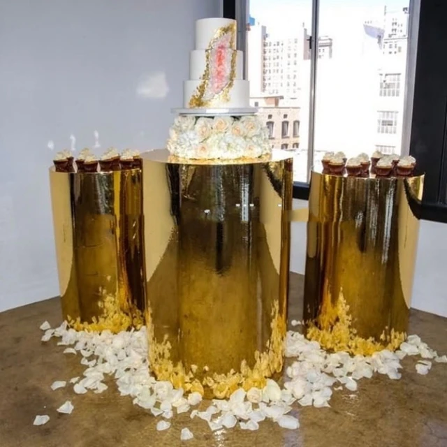 3pcs/set)Wedding Decoration White and Gold Acrylic mental Plinths For Event Party yudao525
3pcs/set)Wedding Decoration White and Gold Acrylic mental Plinths For Event Party yudao525