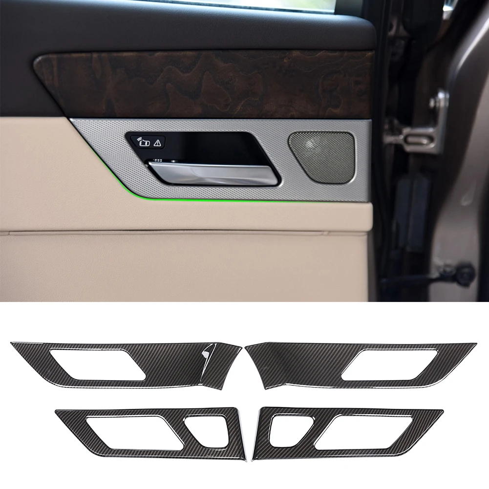 4pcs Carbon Fiber Style ABS Plastic Car Door Inner Handle Decorative Panel Cover Trim for Jaguar XFL 2017 2018 Model Accessories
4pcs Carbon Fiber Style ABS Plastic Car Door Inner Handle Decorative Panel Cover Trim for Jaguar XFL 2017 2018 Model Accessories