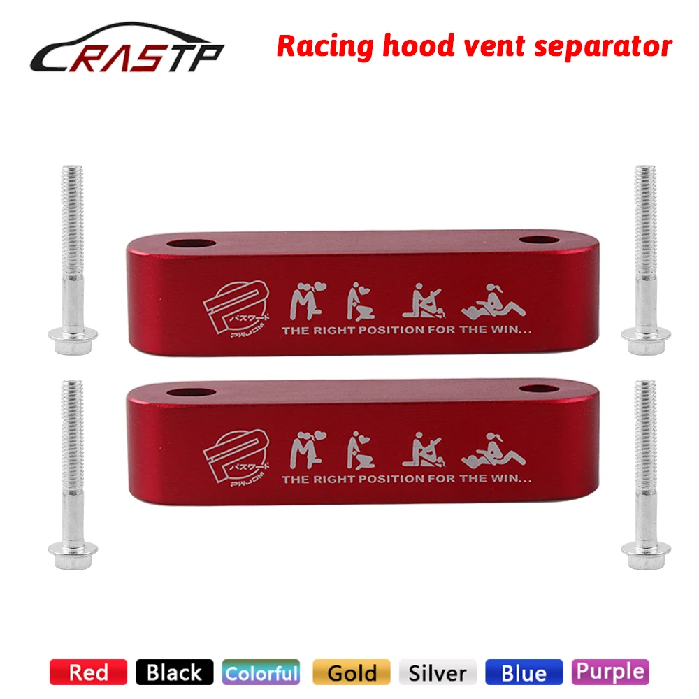 JDM Car Billet Aluminum Hood Vent Spacer Risers Set For for Honda with 4pcs Fender Washers Logo RS3-HR001
JDM Car Billet Aluminum Hood Vent Spacer Risers Set For for Honda with 4pcs Fender Washers Logo RS3-HR001