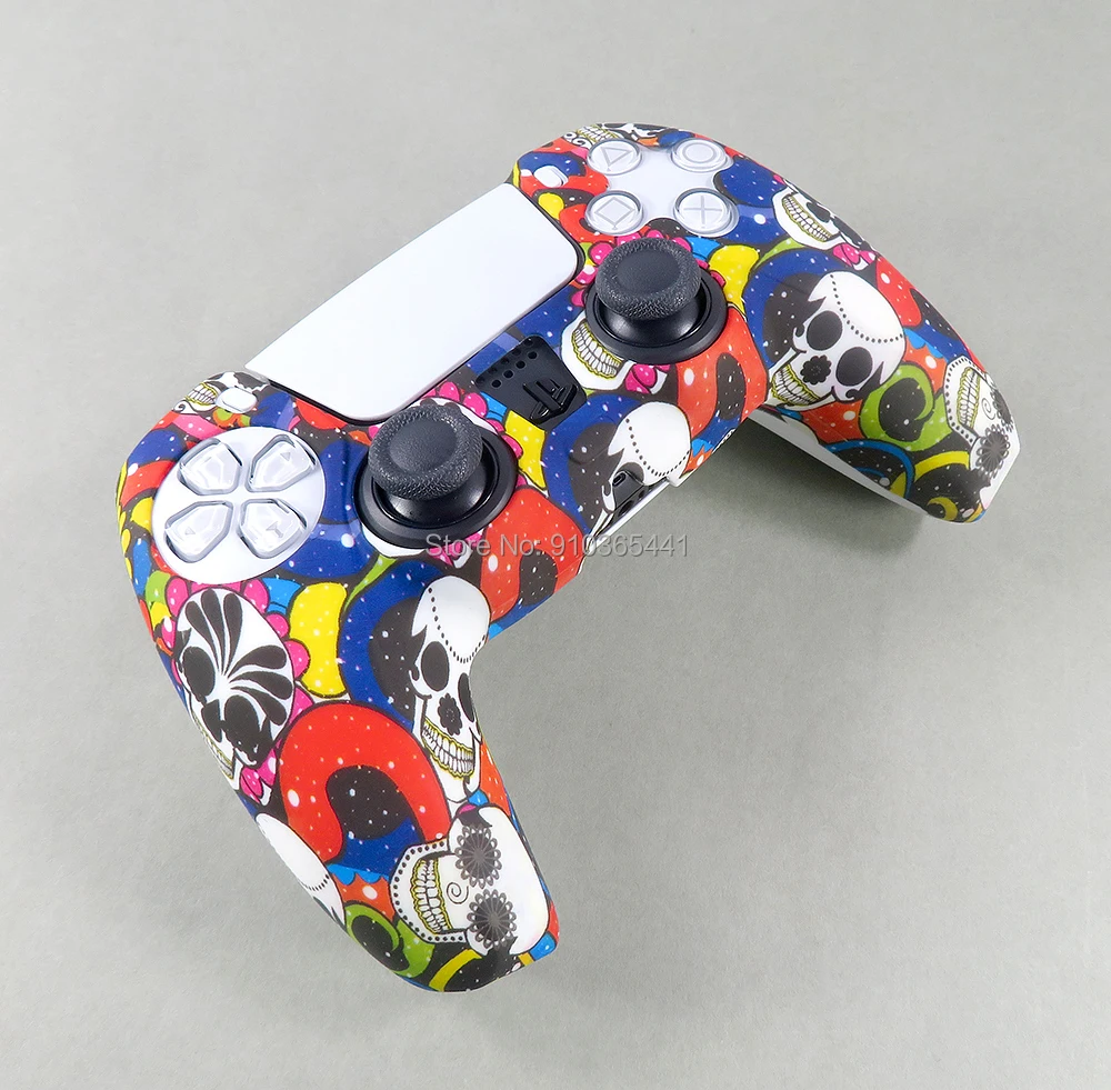10pcs/lot Silicone Rubber Cover Case Replacement For PS5 Non-slip Water-transfer Printing Protection Skin for PlayStation 5
10pcs/lot Silicone Rubber Cover Case Replacement For PS5 Non-slip Water-transfer Printing Protection Skin for PlayStation 5
