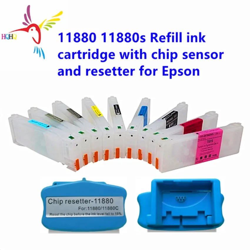 T5921-T5929 9 шт. 700 мл картридж для принтера Epson 11880 11880s с датчиком чипа и сбросом 11880 совместимый
T5921-T5929 9 шт. 700 мл картридж для принтера Epson 11880 11880s с датчиком чипа и сбросом 11880 совместимый