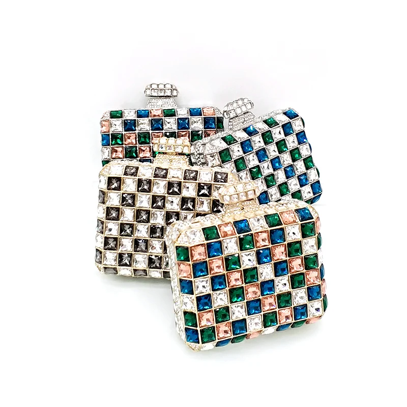 Classical women evening party handbag diamonds luxury clutches wallet square crystal purses vintage Bridal wedding party purses
Classical women evening party handbag diamonds luxury clutches wallet square crystal purses vintage Bridal wedding party purses