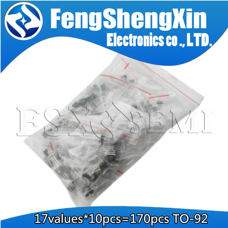 170pcs Transistor Assorted Kit S9012 S9013 S9014 9015 9018 A1015 C1815 A42 A92 2N5401 2N5551 A733 C945 S8050 S8550 2N3906 2N3904
170pcs Transistor Assorted Kit S9012 S9013 S9014 9015 9018 A1015 C1815 A42 A92 2N5401 2N5551 A733 C945 S8050 S8550 2N3906 2N3904