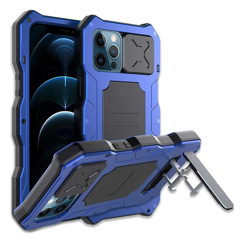 Rugged Armor Slide Camera Lens Phone Case for iPhone 12 Pro Max Metal Aluminum Military Grade Bumpers Armor Kickstand Cover 12
Rugged Armor Slide Camera Lens Phone Case for iPhone 12 Pro Max Metal Aluminum Military Grade Bumpers Armor Kickstand Cover 12