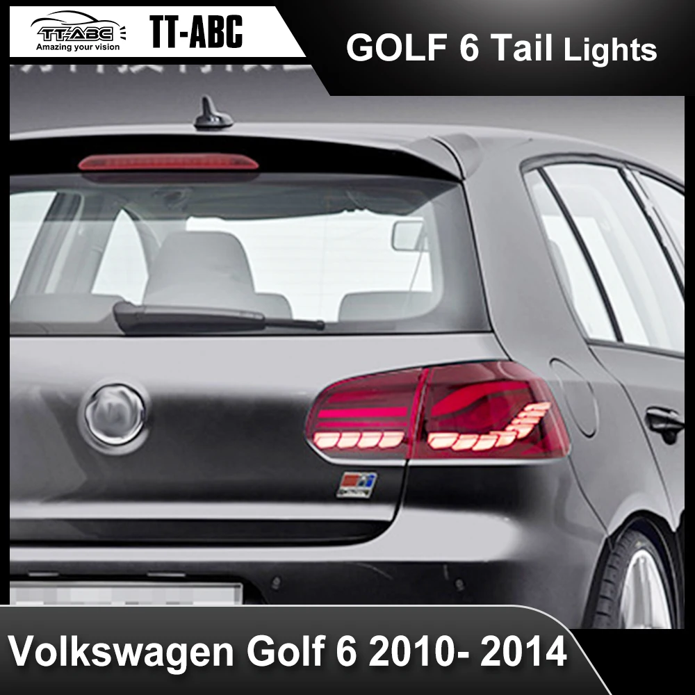 Tail Lights for Volkswagen Golf 6 2010- 2014 TT-ABC LED DRL Car Taillight Assembly Signal Auto Accessories Modified Lamp
Tail Lights for Volkswagen Golf 6 2010- 2014 TT-ABC LED DRL Car Taillight Assembly Signal Auto Accessories Modified Lamp