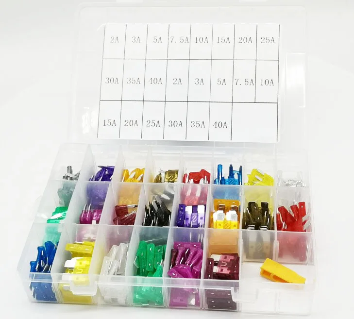 Free shipping 242pcs Fuse Box Small and Medium Auto Vehicle Circuit Blade Fuse 2A/3A/5A/7.5A/10A/15A/20A/25A/30A/35A/40A
Free shipping 242pcs Fuse Box Small and Medium Auto Vehicle Circuit Blade Fuse 2A/3A/5A/7.5A/10A/15A/20A/25A/30A/35A/40A