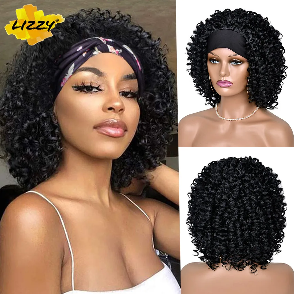 Short Hair Headband Afro Kinky Curly Wig HeadWrap Wigs With Turban Omber Glueless Wig For Black Women 8 Inch Lizzyhair
Short Hair Headband Afro Kinky Curly Wig HeadWrap Wigs With Turban Omber Glueless Wig For Black Women 8 Inch Lizzyhair