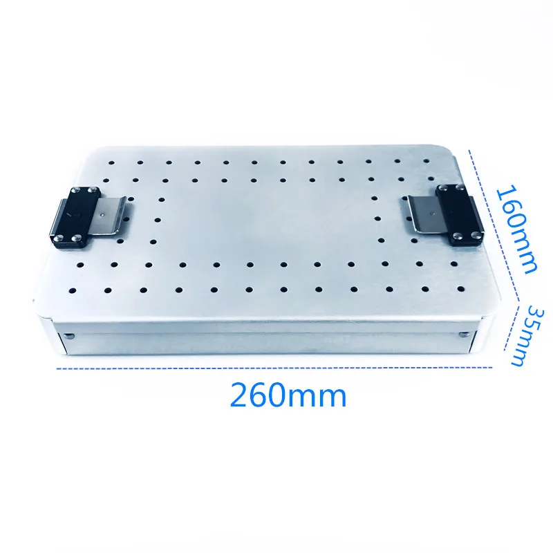 Sterilization Tray Case Surgical Instrument 1Set Aluminium Alloy Sterilization Box
Sterilization Tray Case Surgical Instrument 1Set Aluminium Alloy Sterilization Box