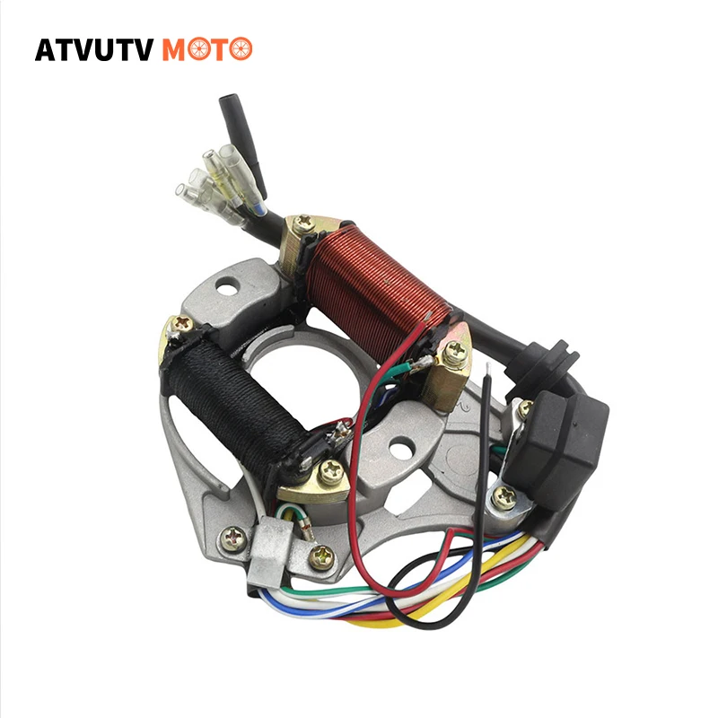 Motorcycle Stator Magneto Coil For KAZUMA 50CC 70CC 90CC 110CC ATV Stator Generator DY100 
Motorcycle Stator Magneto Coil For KAZUMA 50CC 70CC 90CC 110CC ATV Stator Generator DY100