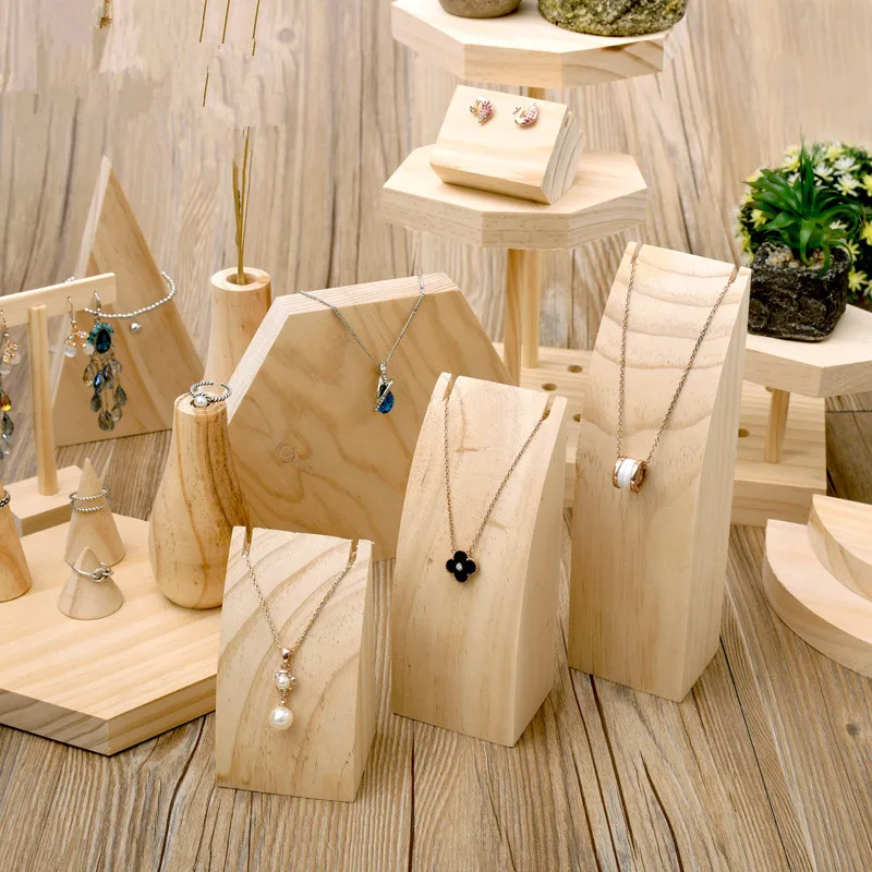 Wood Jewelry Display Stand, Chain Holder Rack, Necklace Show Shelf, Fashion Design
Wood Jewelry Display Stand, Chain Holder Rack, Necklace Show Shelf, Fashion Design