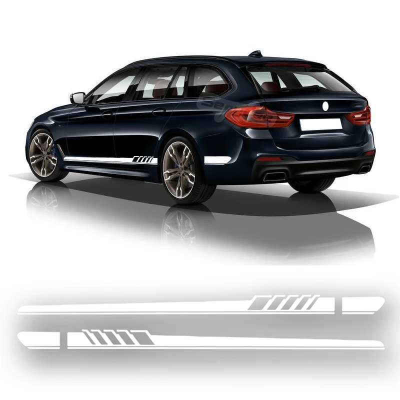 2Pcs Car Side Skirt Stripes Stickers Body Vinyl Decal For BMW X1 X3 X5 X6 1 3 5 7 Series E90 E46 E39 F30 F34 Car Accessories
2Pcs Car Side Skirt Stripes Stickers Body Vinyl Decal For BMW X1 X3 X5 X6 1 3 5 7 Series E90 E46 E39 F30 F34 Car Accessories