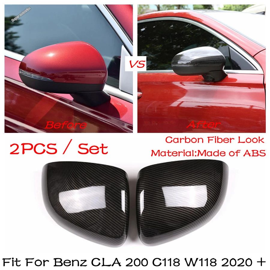 Car Side Door Rearview Turning Mirror Cover Trim Carbon Fiber Accessories Fit For Mercedes-Benz CLA 200 C118 W118 2020 2021 2022
Car Side Door Rearview Turning Mirror Cover Trim Carbon Fiber Accessories Fit For Mercedes-Benz CLA 200 C118 W118 2020 2021 2022