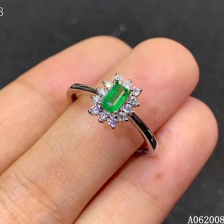 KJJEAXCMY fine jewelry 925 sterling silver inlaid natural emerald ring new female noble gemstone vintage support test
KJJEAXCMY fine jewelry 925 sterling silver inlaid natural emerald ring new female noble gemstone vintage support test